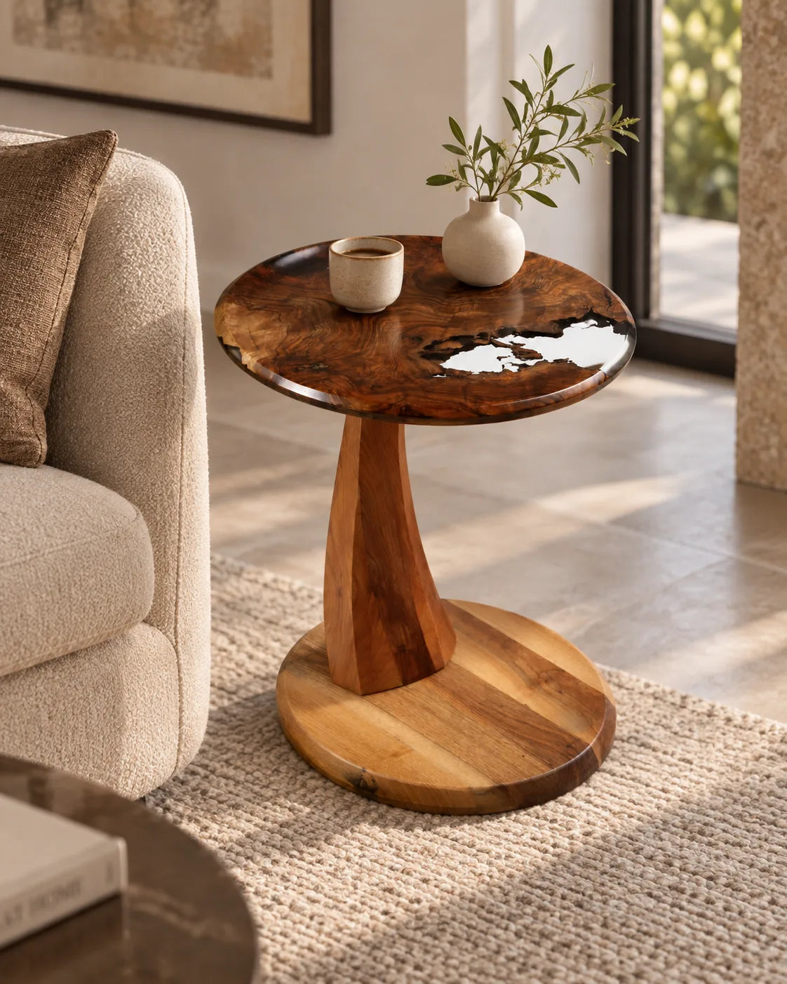 Sail Epoxy Side Table