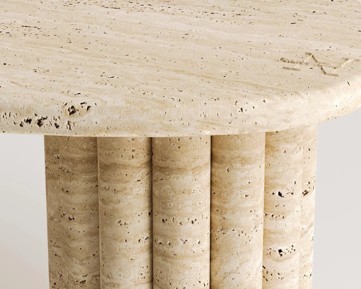 Arena Travertine Coffee Table