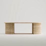 Berry Travertine Coffee Table