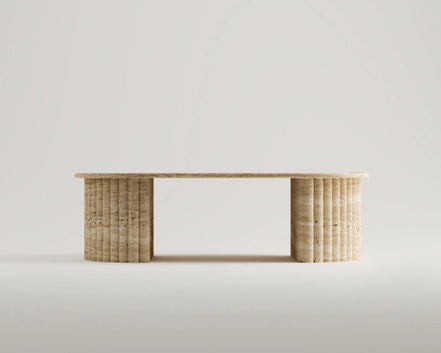 Berry Travertine Coffee Table