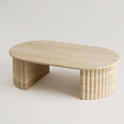 Berry Travertine Coffee Table