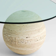 Blanca Travertine Coffee Table