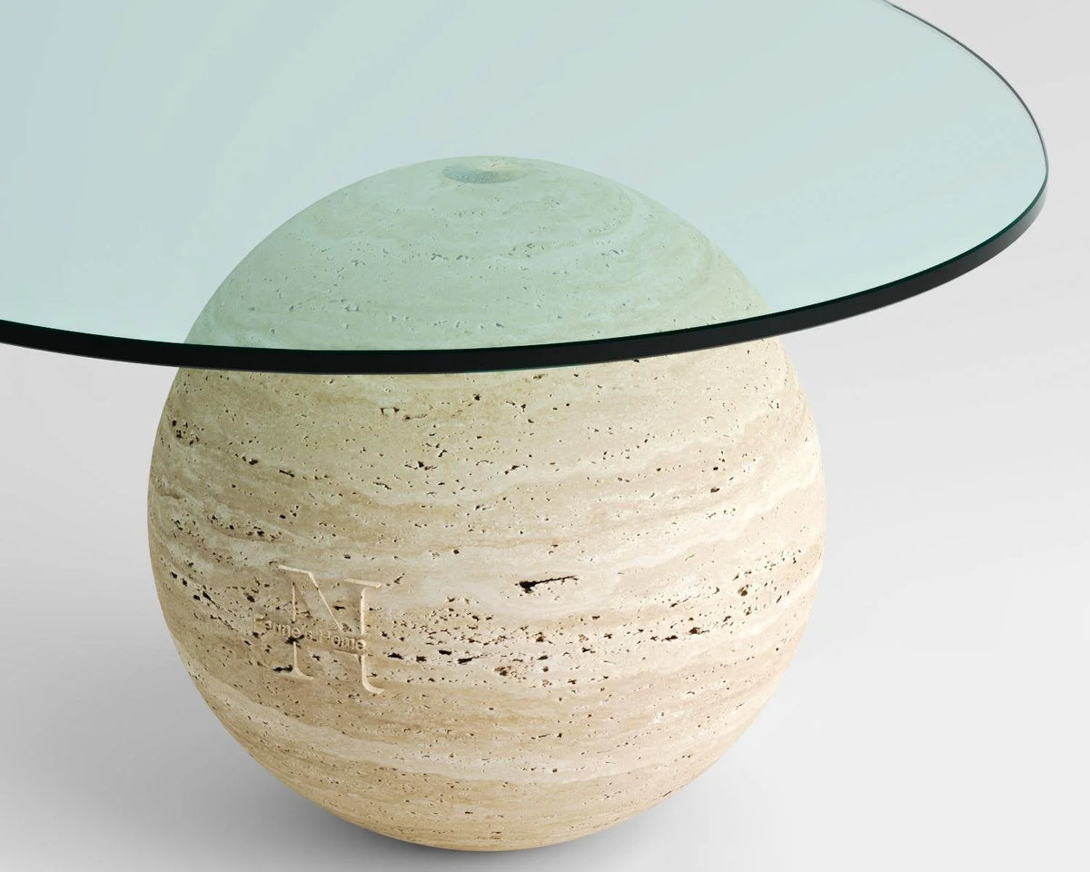Blanca Travertine Coffee Table