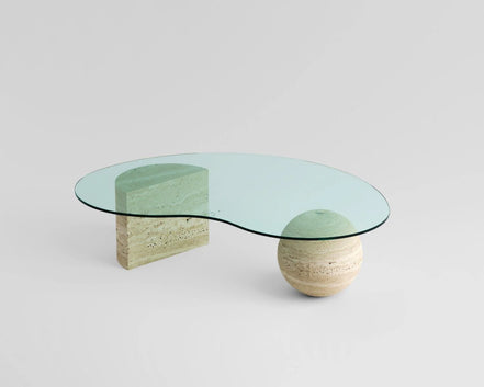 Blanca Travertine Coffee Table