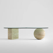 Blanca Travertine Coffee Table
