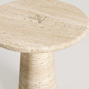 Bronte Travertine Side Table
