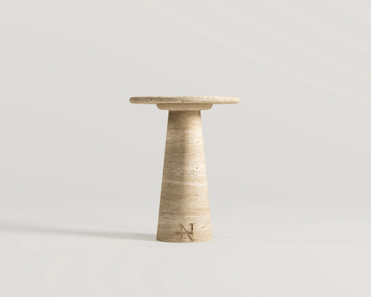 Bronte Travertine Side Table