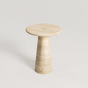 Bronte Travertine Side Table
