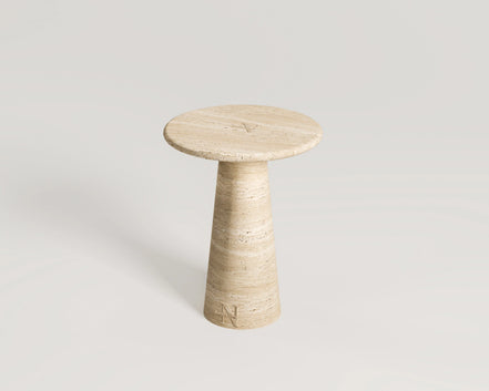 Bronte Travertine Side Table
