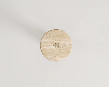 Bronte Travertine Side Table