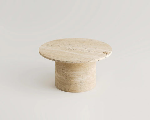 Clara Travertine Coffee Table