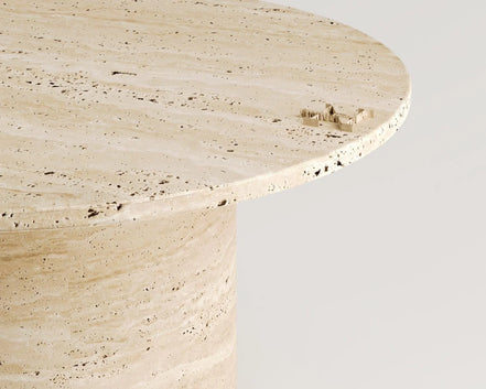 Clara Travertine Coffee Table