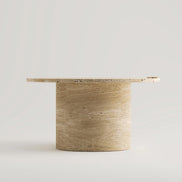 Clara Travertine Coffee Table