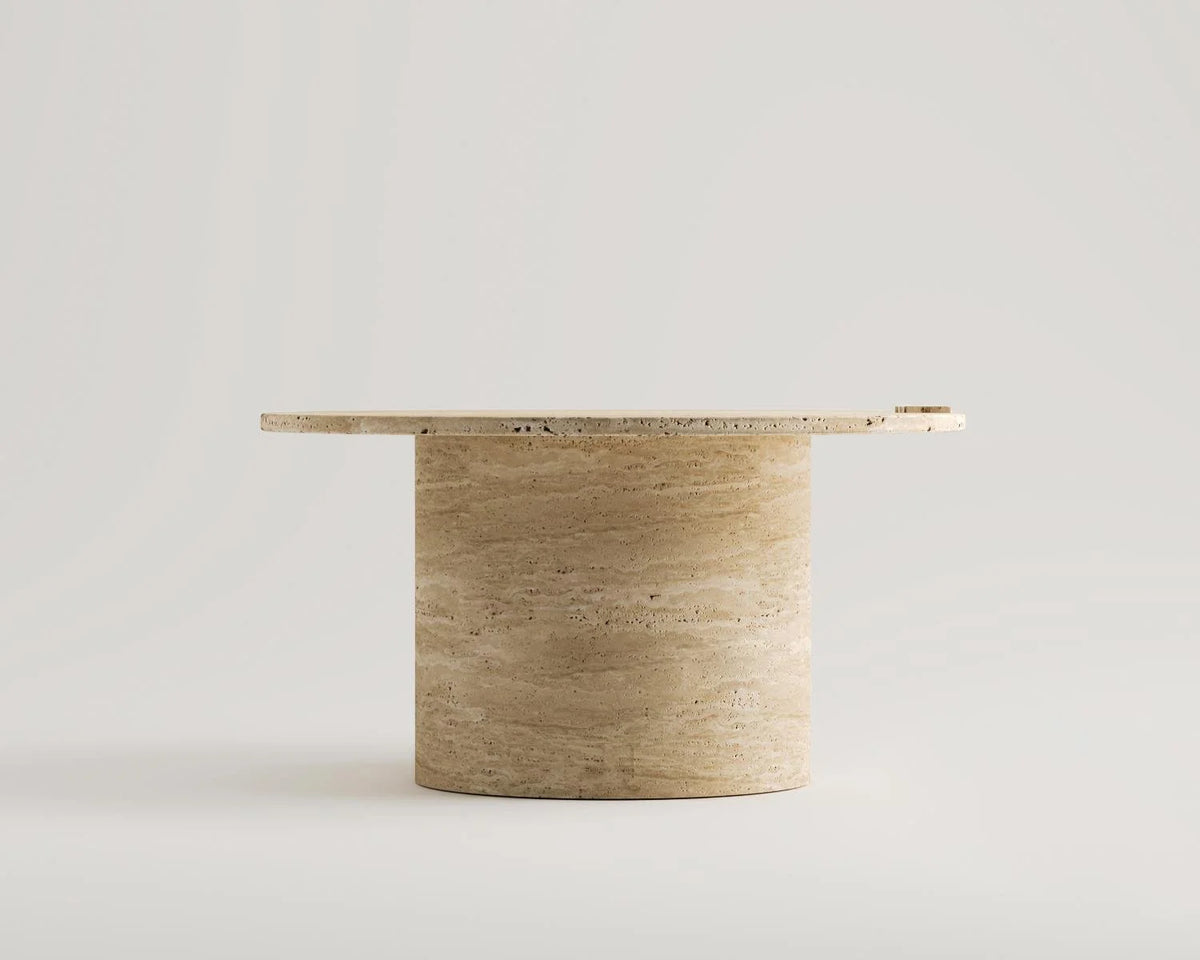 Clara Travertine Coffee Table