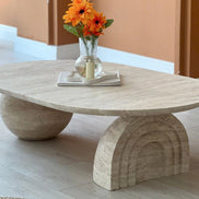 Florence Travertine Coffee Table