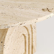 Florence Travertine Coffee Table