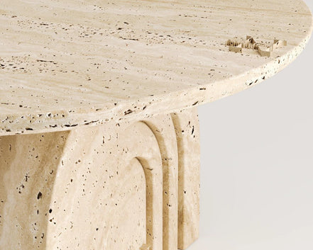 Florence Travertine Coffee Table