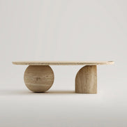 Florence Travertine Coffee Table