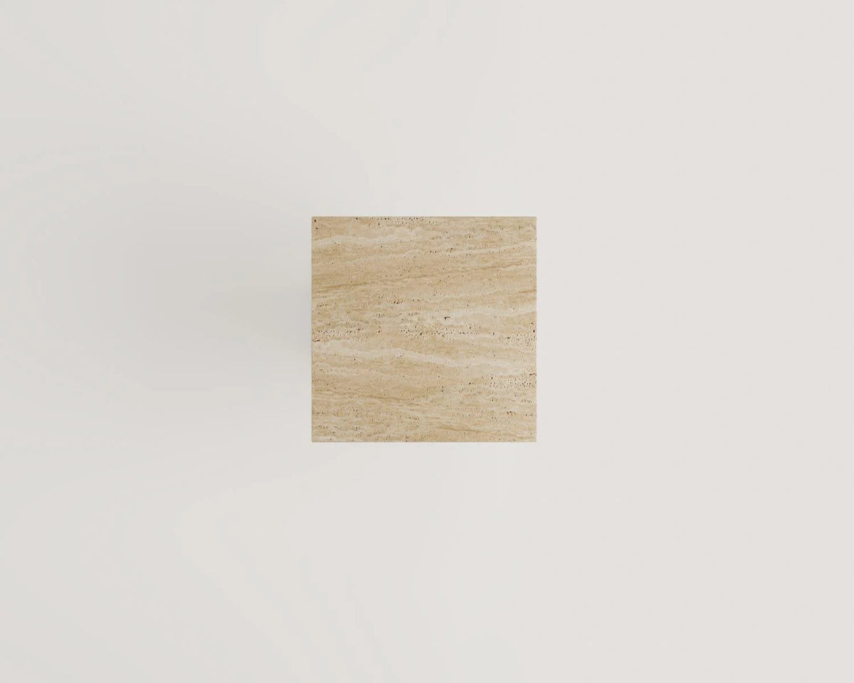 Milan Travertine Side Table