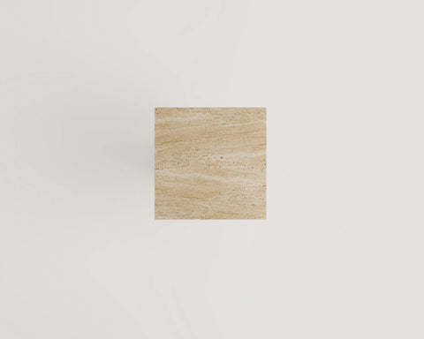 Milan Travertine Side Table