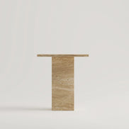 Milan Travertine Side Table