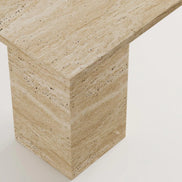 Milan Travertine Side Table