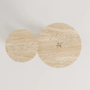 Parla Travertine Side Table Set