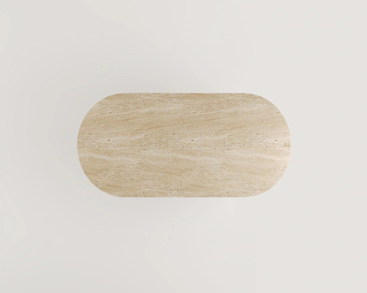 Albert Travertine Dining Table