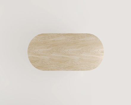 Albert Travertine Dining Table
