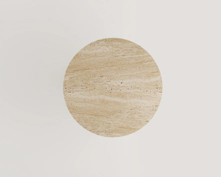 Belly Travertine Dining Table