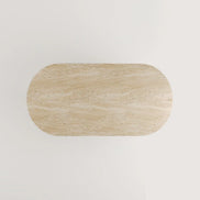 Cenobia Travertine Dining Table