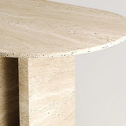 Cenobia Travertine Dining Table