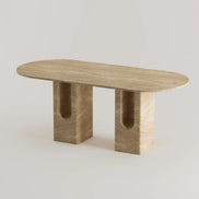 Foteinos Travertine Dining Table