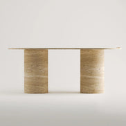 George Travertine Dining Table