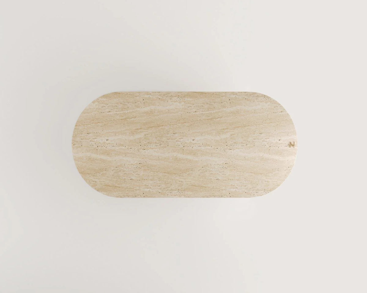 George Travertine Dining Table