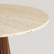Kelf Travertine Dining Table