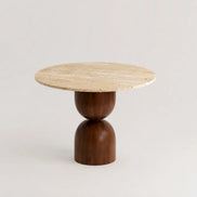 Navita Travertine Dining Table