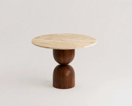 Navita Travertine Dining Table