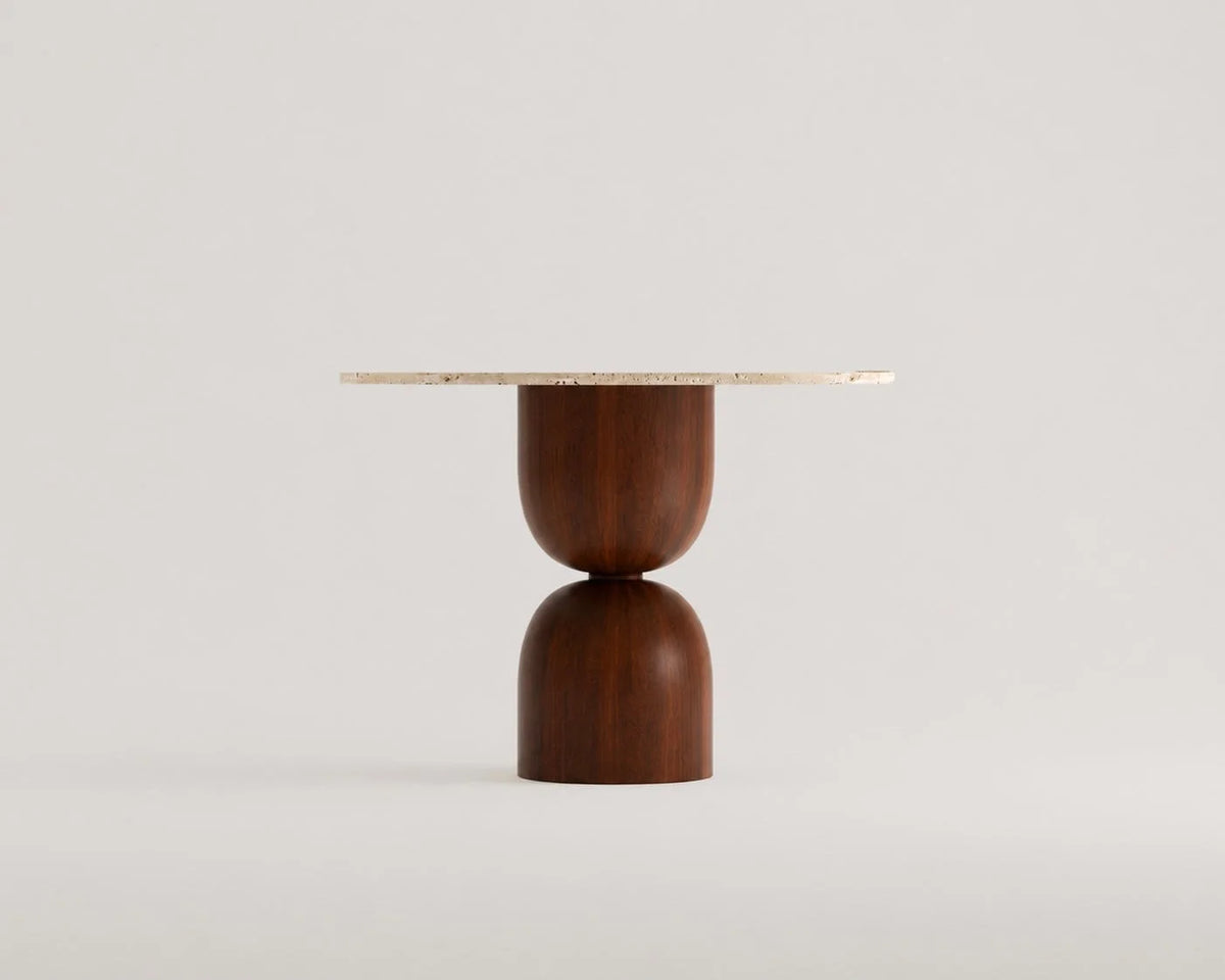 Navita Travertine Dining Table