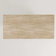 Olivia Travertine Dining Table