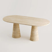Paul Travertine Dining Table