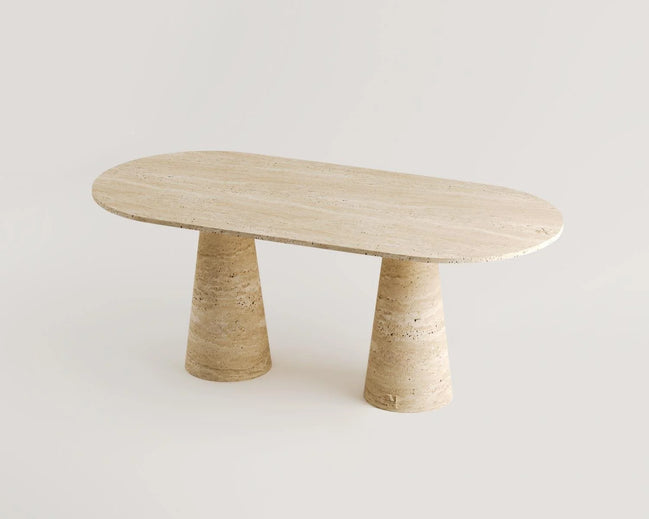 Paul Travertine Dining Table