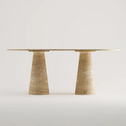 Paul Travertine Dining Table