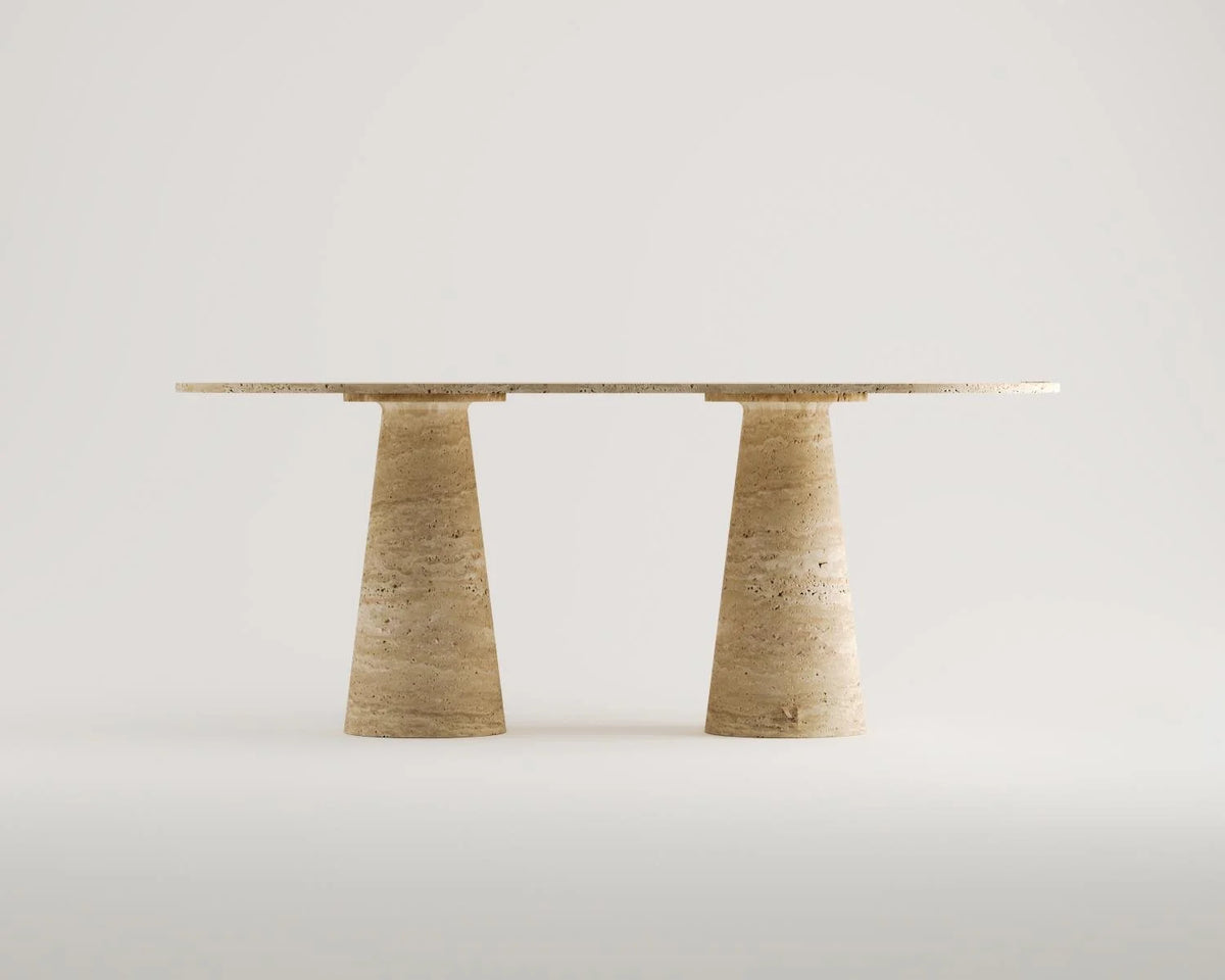 Paul Travertine Dining Table
