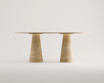 Paul Travertine Dining Table