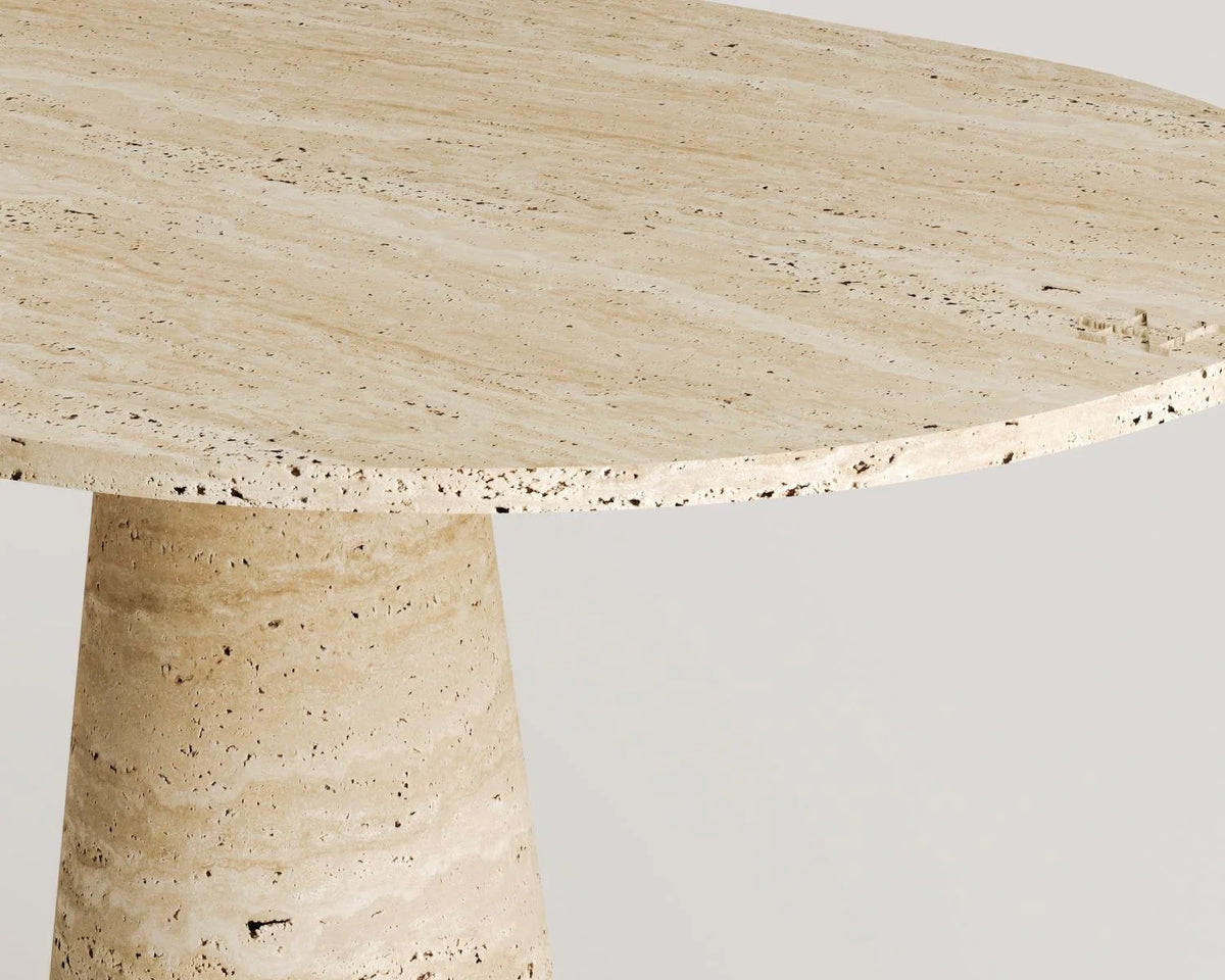 Paul Travertine Dining Table