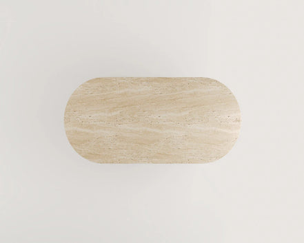 Ravel Travertine Dining Table