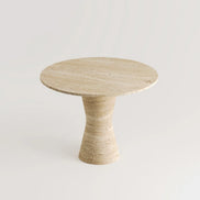 Selenit Travertine Dining Table