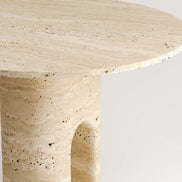 Tulip Travertine Dining Table